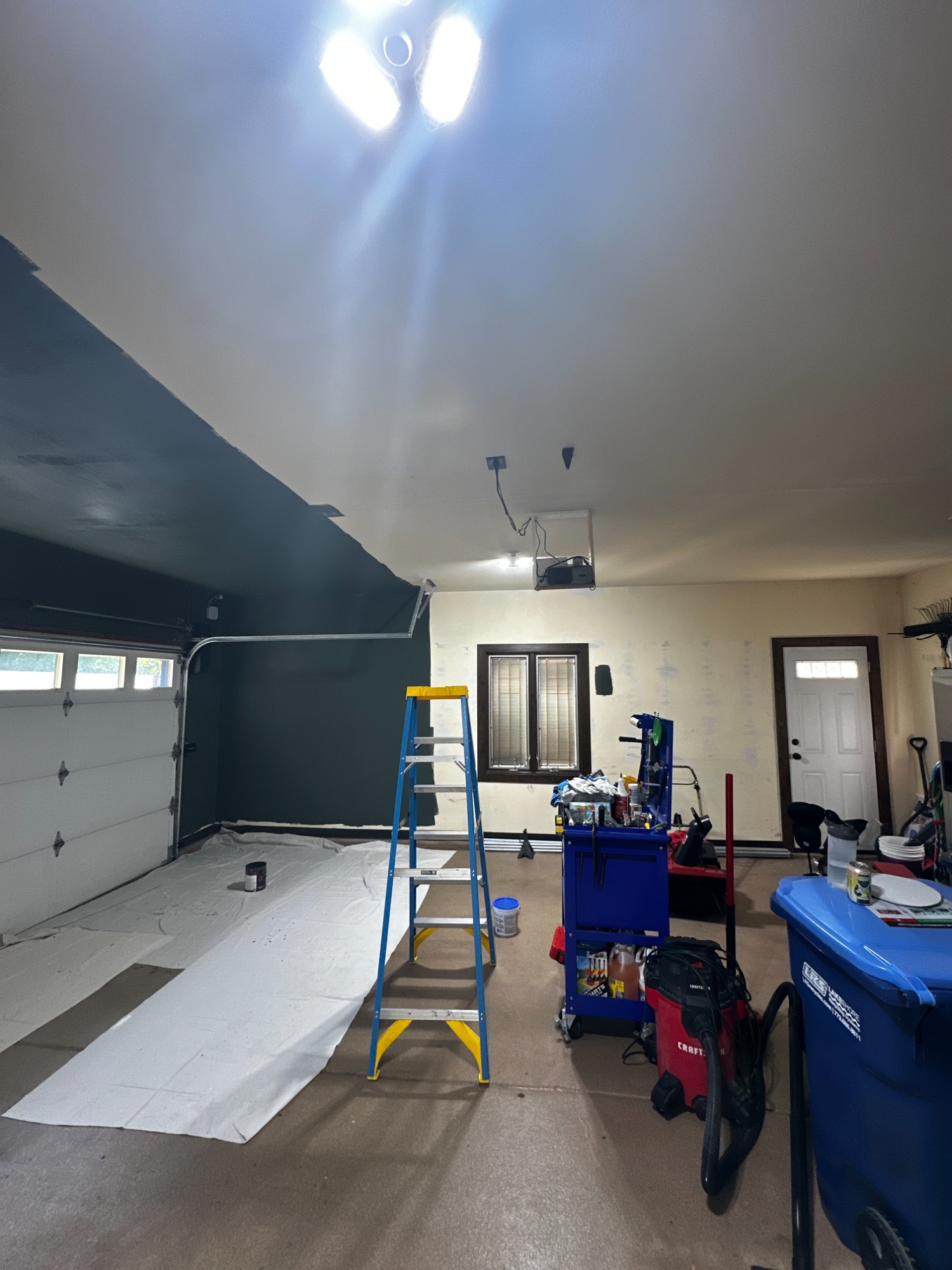 Mancave golf simulator build photo 9